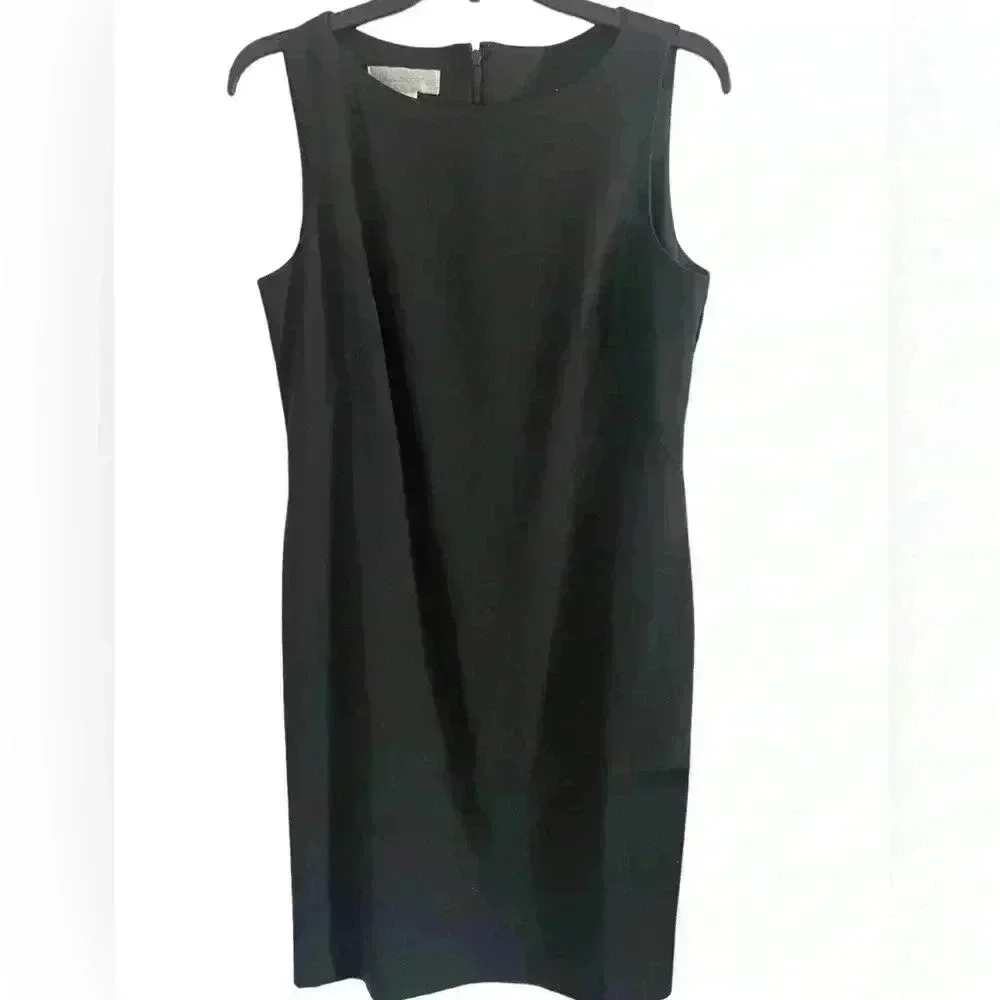 Studio by London Times Sheath Sleeveless Black Dress Size 8